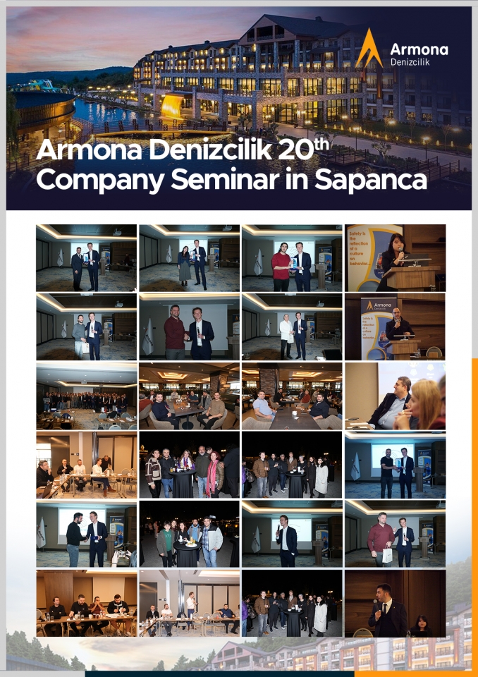 Armona Denizcilik Brings Shore and Sea Together at Its 20th Company Seminar in Sapanca